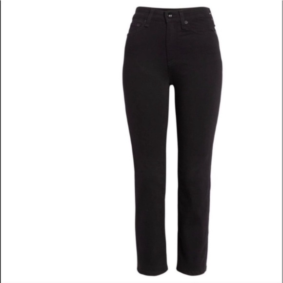 Rag & Bone Nina High Waisted Ankle Crop Slim Jeans - Picture 5 of 10